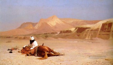 The Arab and his Steed Greek Arabian Orientalism Jean Leon Gerome Oil Paintings